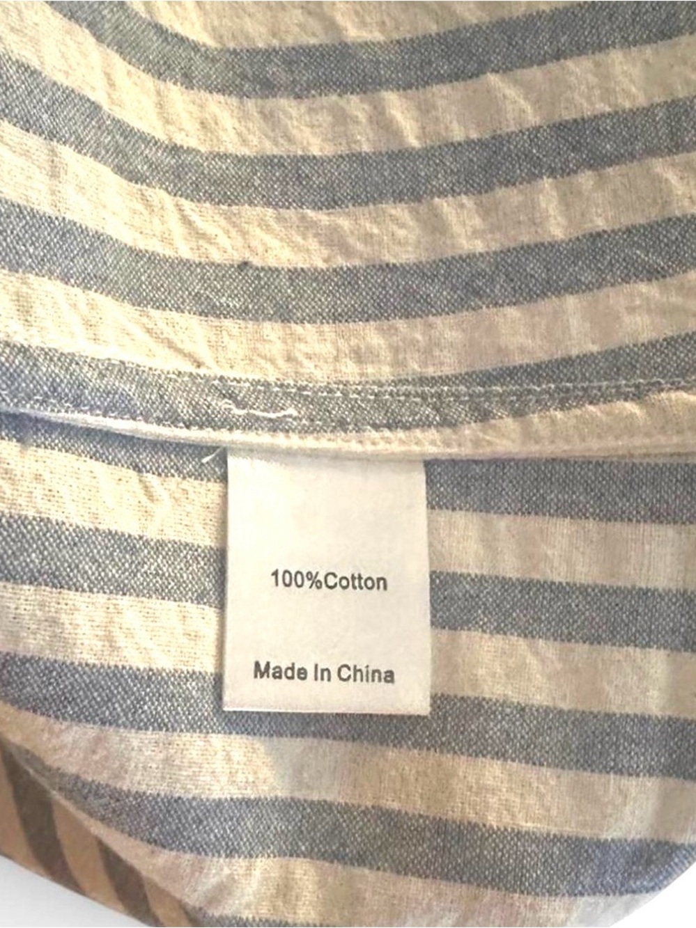 ๐ NWT Tuckernuck Striped Blue and White Caldwell Shirt Dress with Tie Waist - Picture 8 of 8